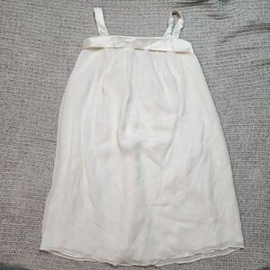 Us Angels Silk White Maxi Dress Size 10